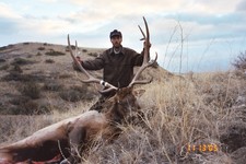 Pat and the great 6x6 he got hunting with us